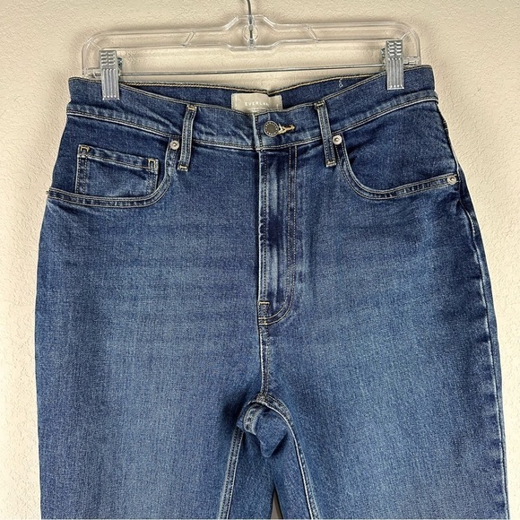 Everlane Medium Wash Straight Cropped Jeans Size 29 - Picture 2 of 8